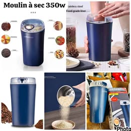 Moulin Électrique Portable – La puissance d’un grand appareil dans un format compact !